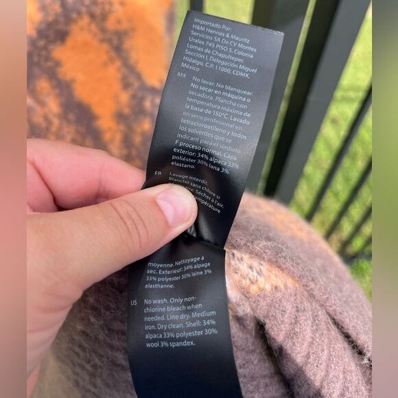 COS Abstract Floral Jacquard Sweater NWT - Picture 9 of 9